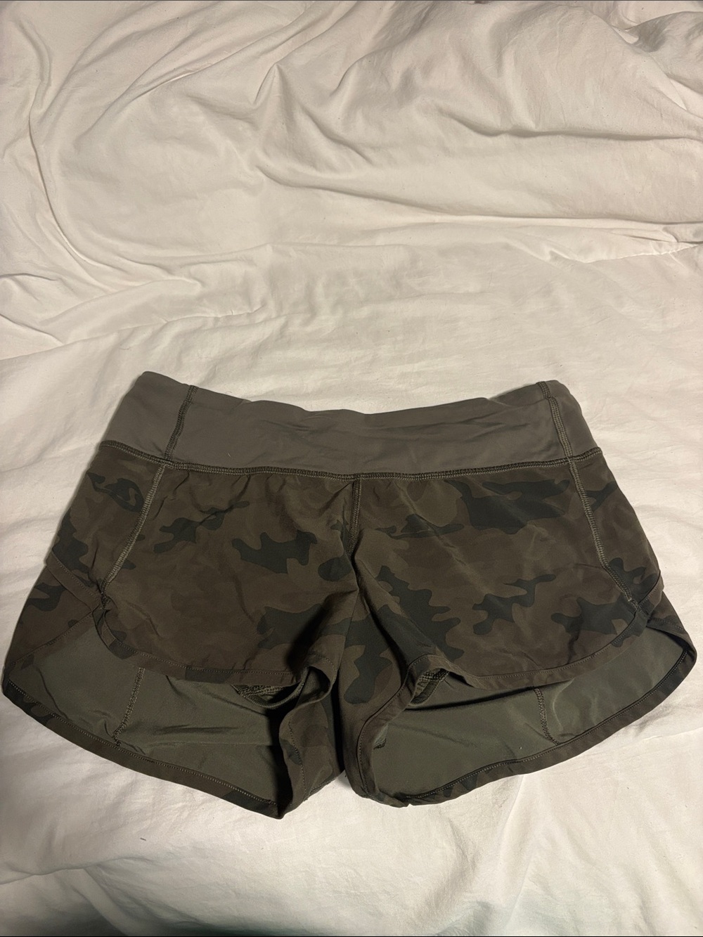 lululemon athletica Camo Athletic Shorts - Olive